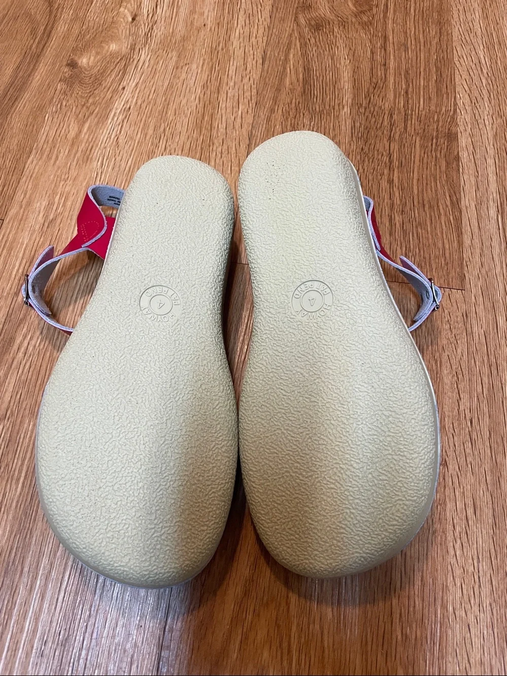Sun-San Swimmer Sandal in Red Size 4 by Hoy Shoe